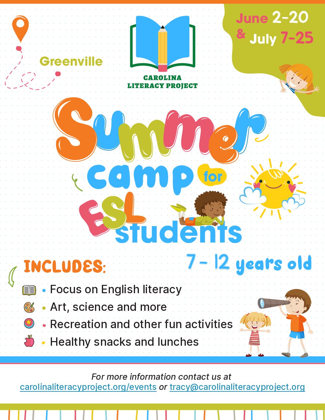 Summer Camp 2025 Flyer